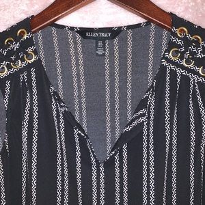 Sleeveless Ellen Tracy Blouse